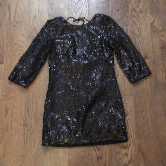 H&M Black Sequin Tunic/Dress - Picture 3 of 12